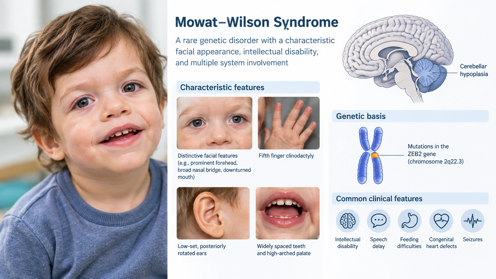سندروم Mowat-Wilson یک اختلال ژنتیکی نادر